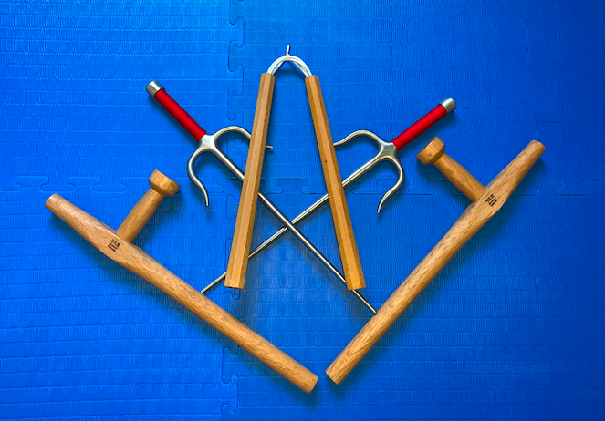 les armes courtes utilisées en Kobudo
