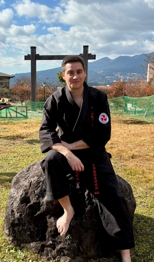 Lionel Reynaud professeur de Karate Uechi-Ryu au Japon 